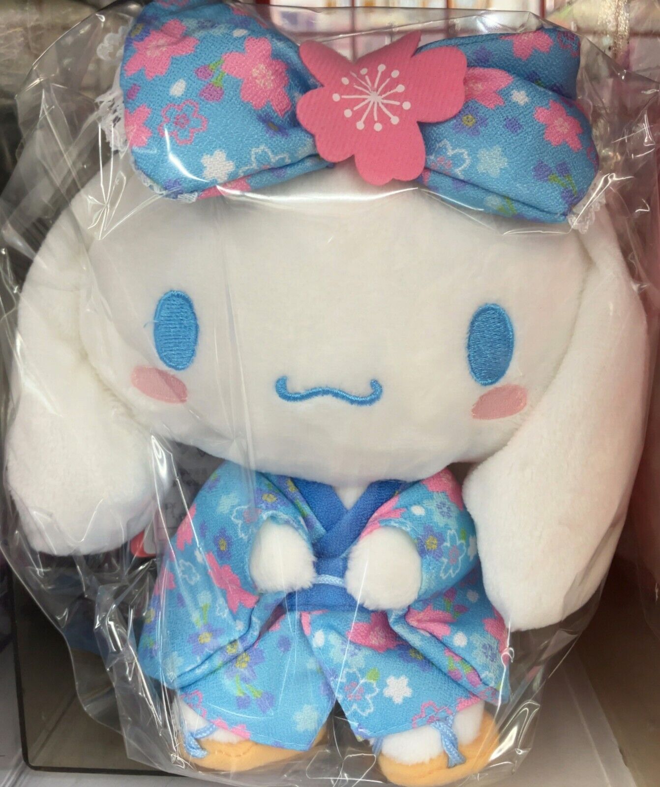 Sanrio Character Cinnamoroll Stuffed Toy S (Sakura Kimono) Plush Doll New Japan