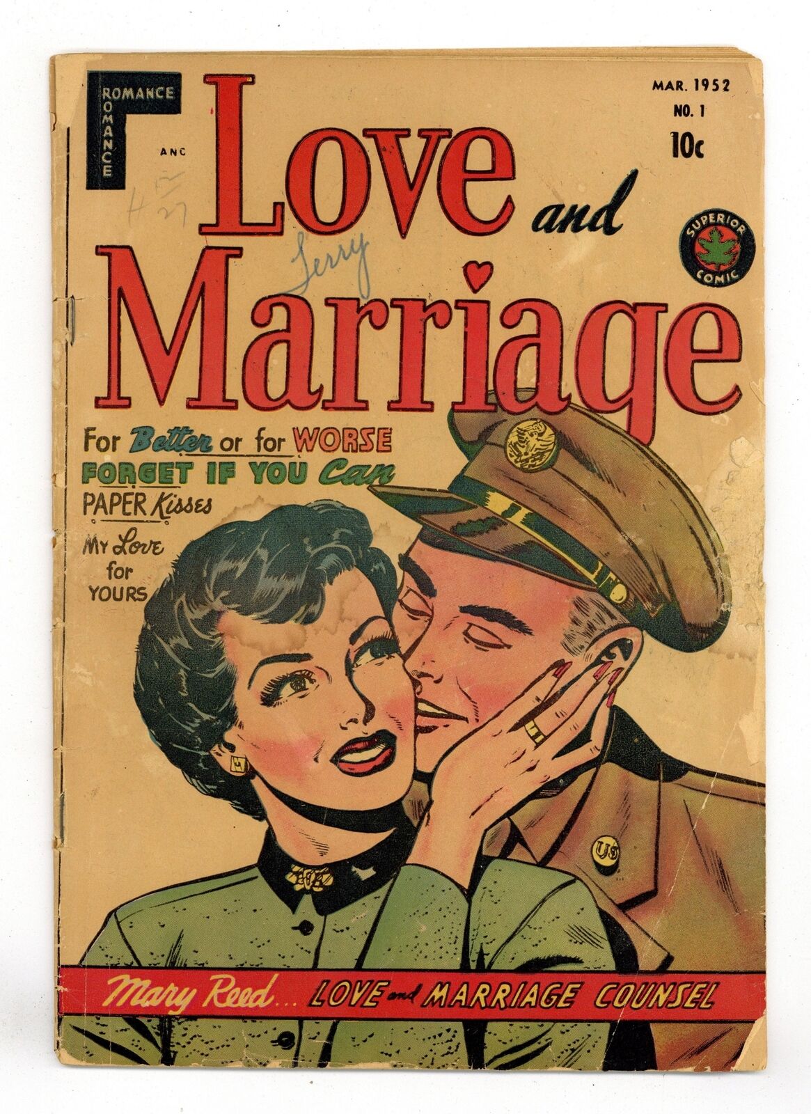 Love and Marriage #1 GD- 1.8 1952