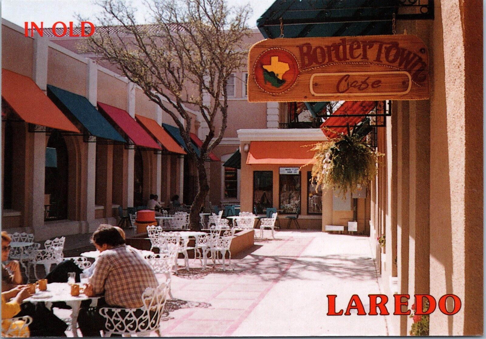 Old Laredo Texas Market Place Cafe Outdoor Patio Dining