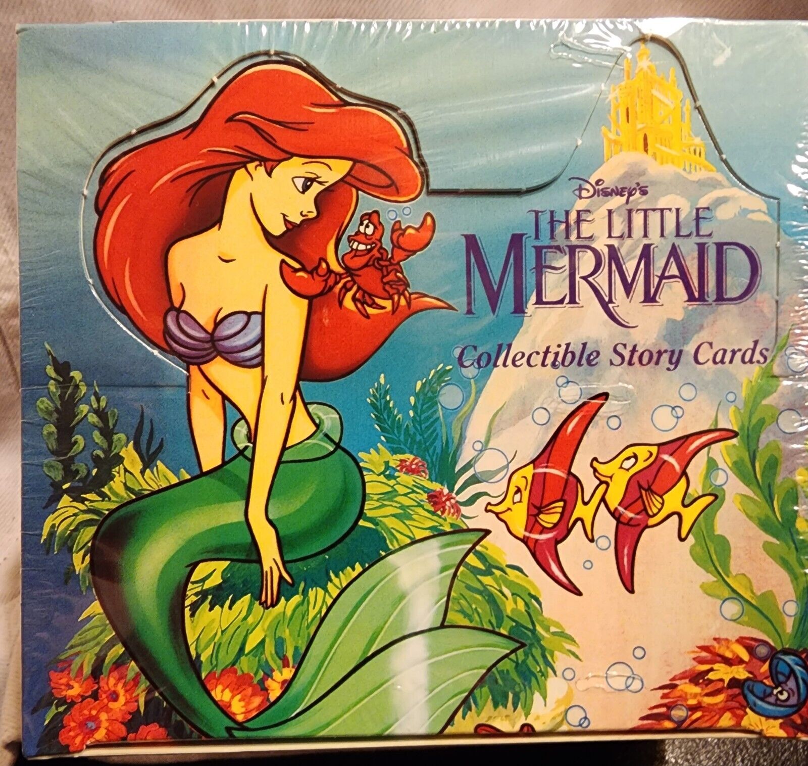 New Sealed 1991 Pro Set Little Mermaid Collector Story Cards Sealed Box 36 Packs