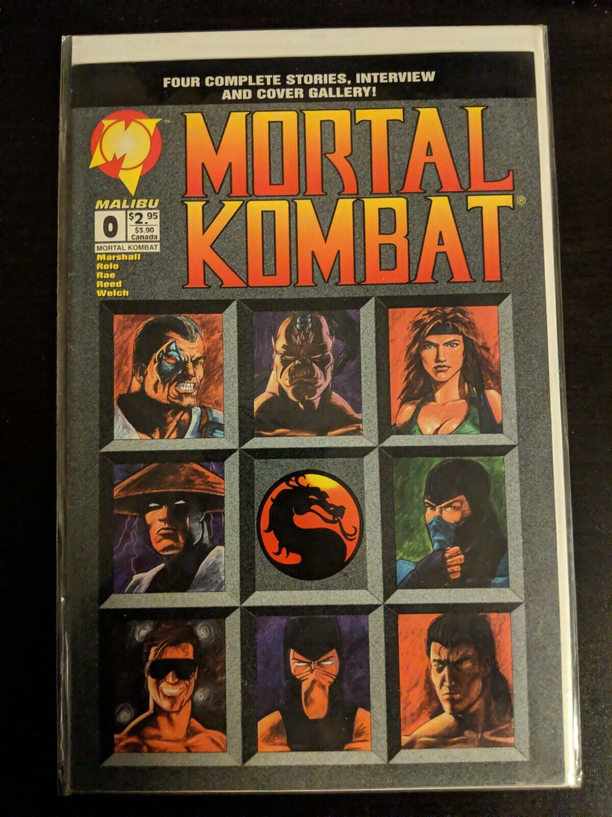 Mortal Kombat #0 Malibu FN Midgrade 1st Print Comic 1994 Video Game Origin