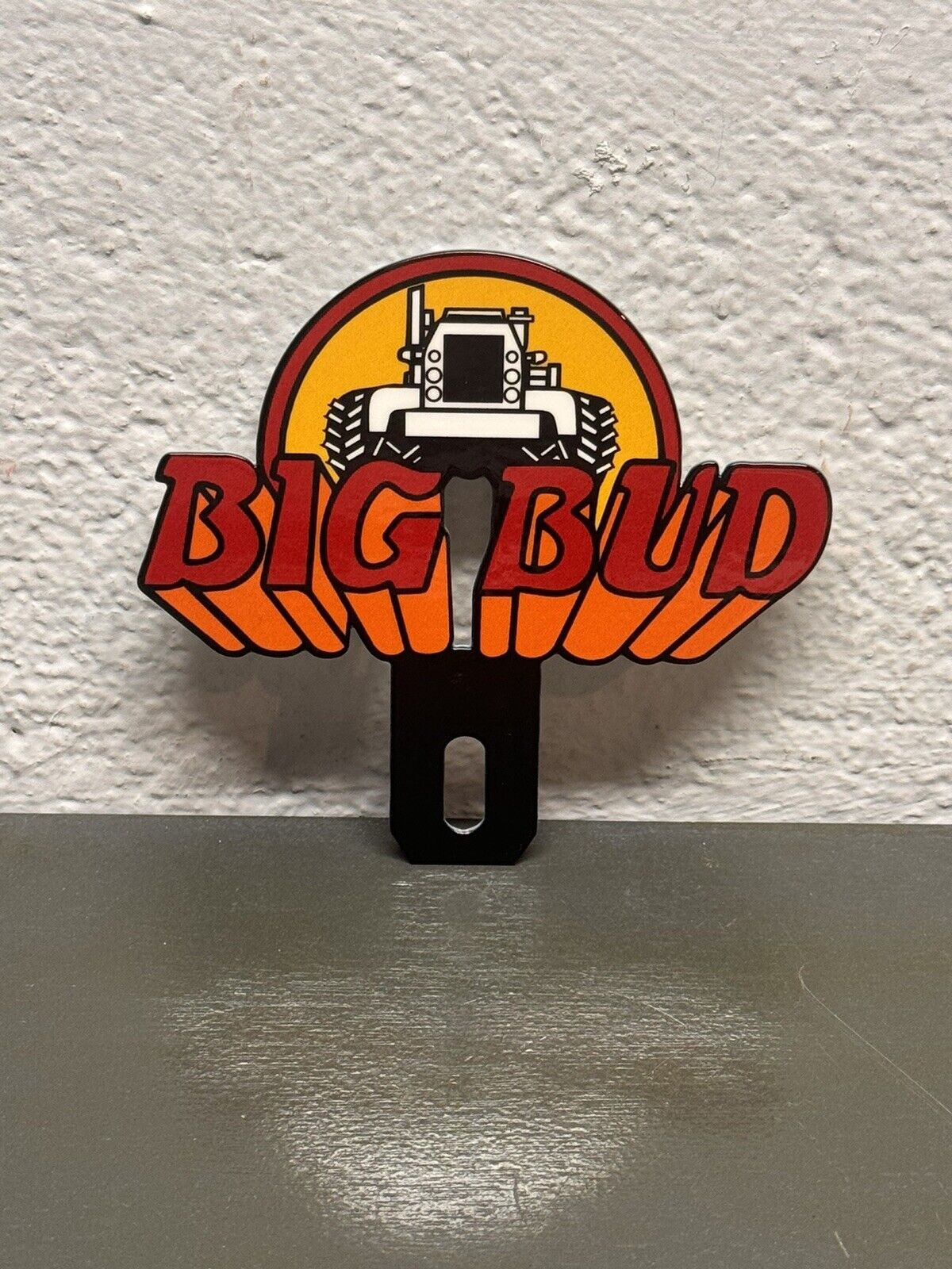 BIG BUD Thick Metal Plate Topper Farm Service Gas Oil Tractor Diesel Sign