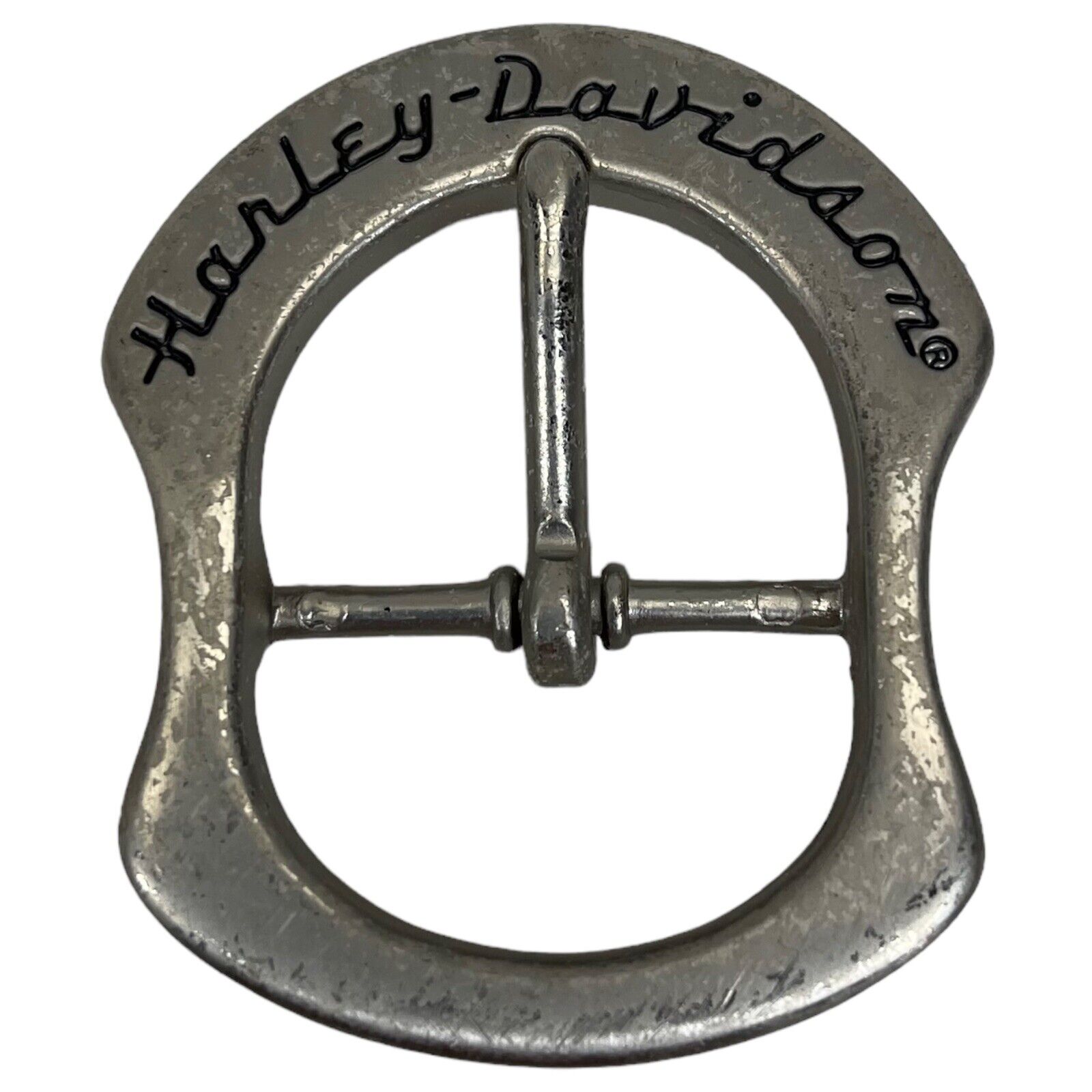 Harley Davidson Silver Belt Buckle Vintage