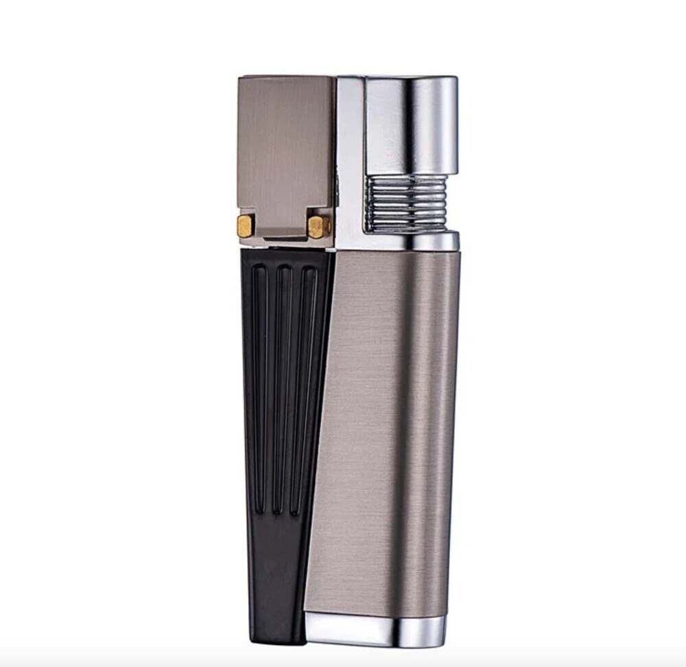 Foldable Metal Lighter Pipe Combination Portable Smoking Lighter 2 in 1 New