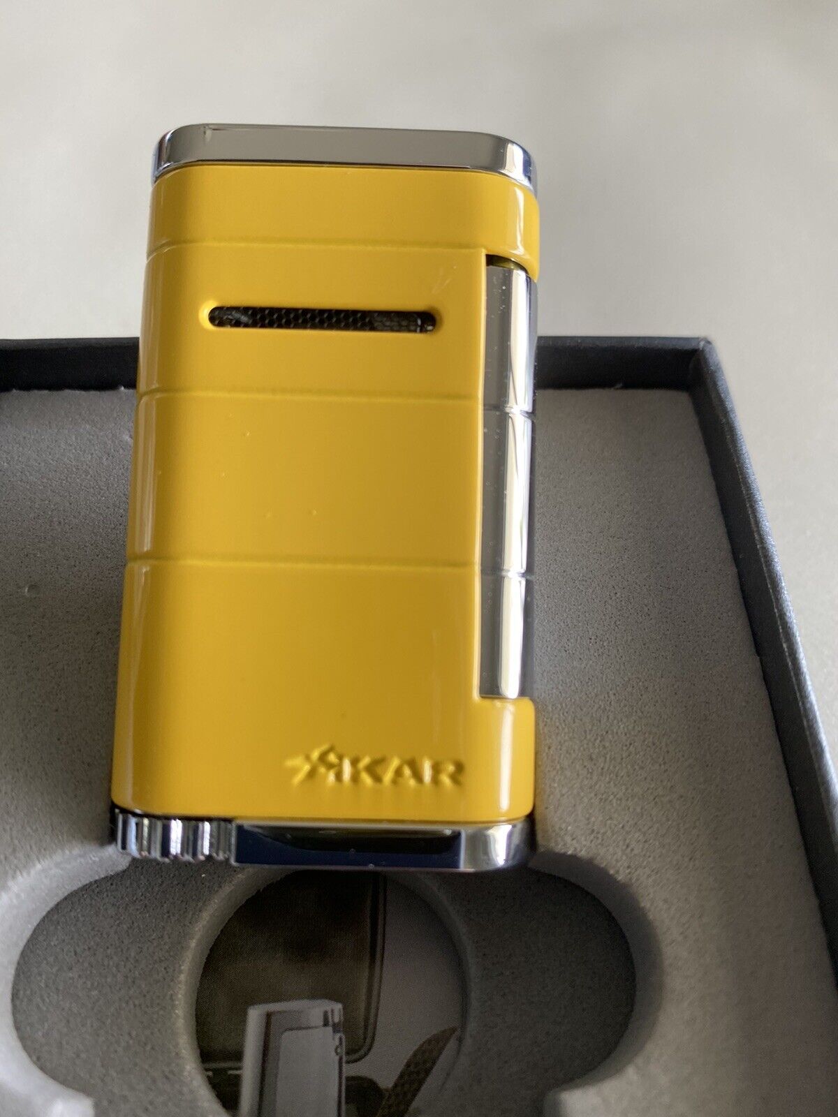 Xikar Allume Lighter - Single Jet - Yellow - New - CLEARANCE SALE