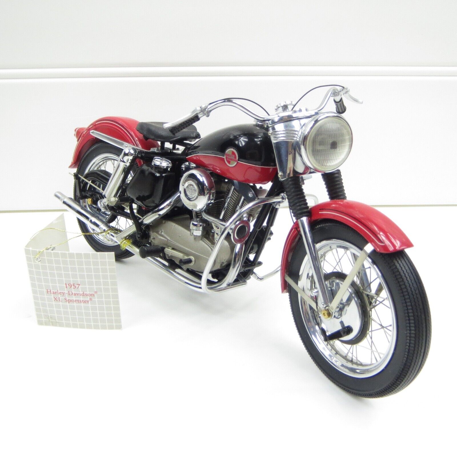 HARLEY-DAVIDSON 1957 XL SPORTSTER - FRANKLIN MINT 1:10 MOTORCYCLE