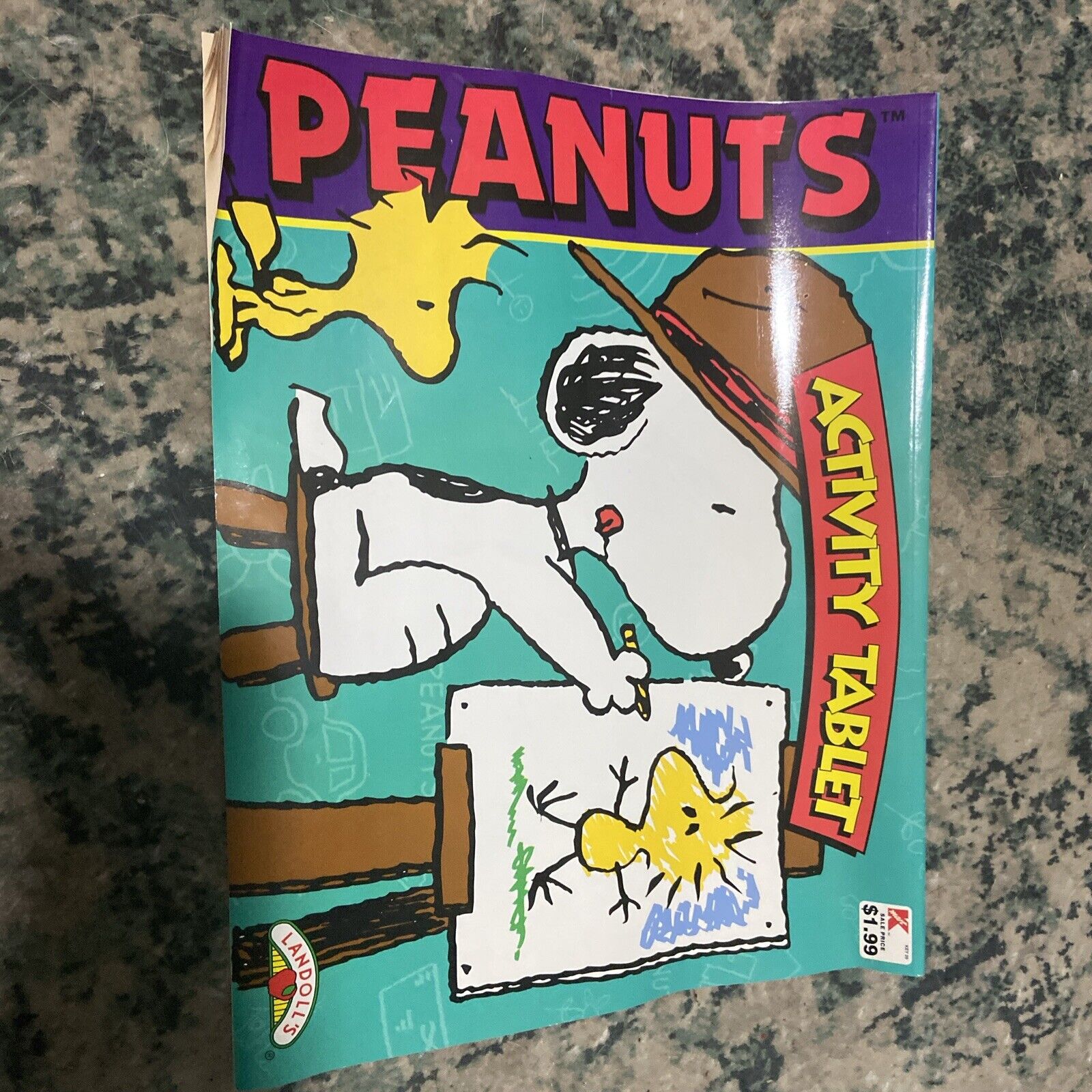 Landoll’s Peanuts Snoopy Woodstock Activity Tablet