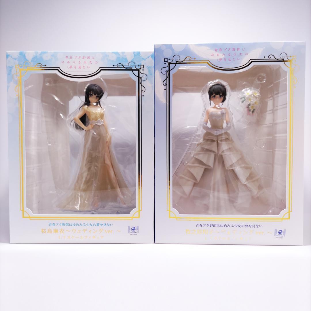 Aniplex Aobuta Shoko Makinohara & Mai Sakurajima Wedding Ver. 1/7 Figure 2 Set