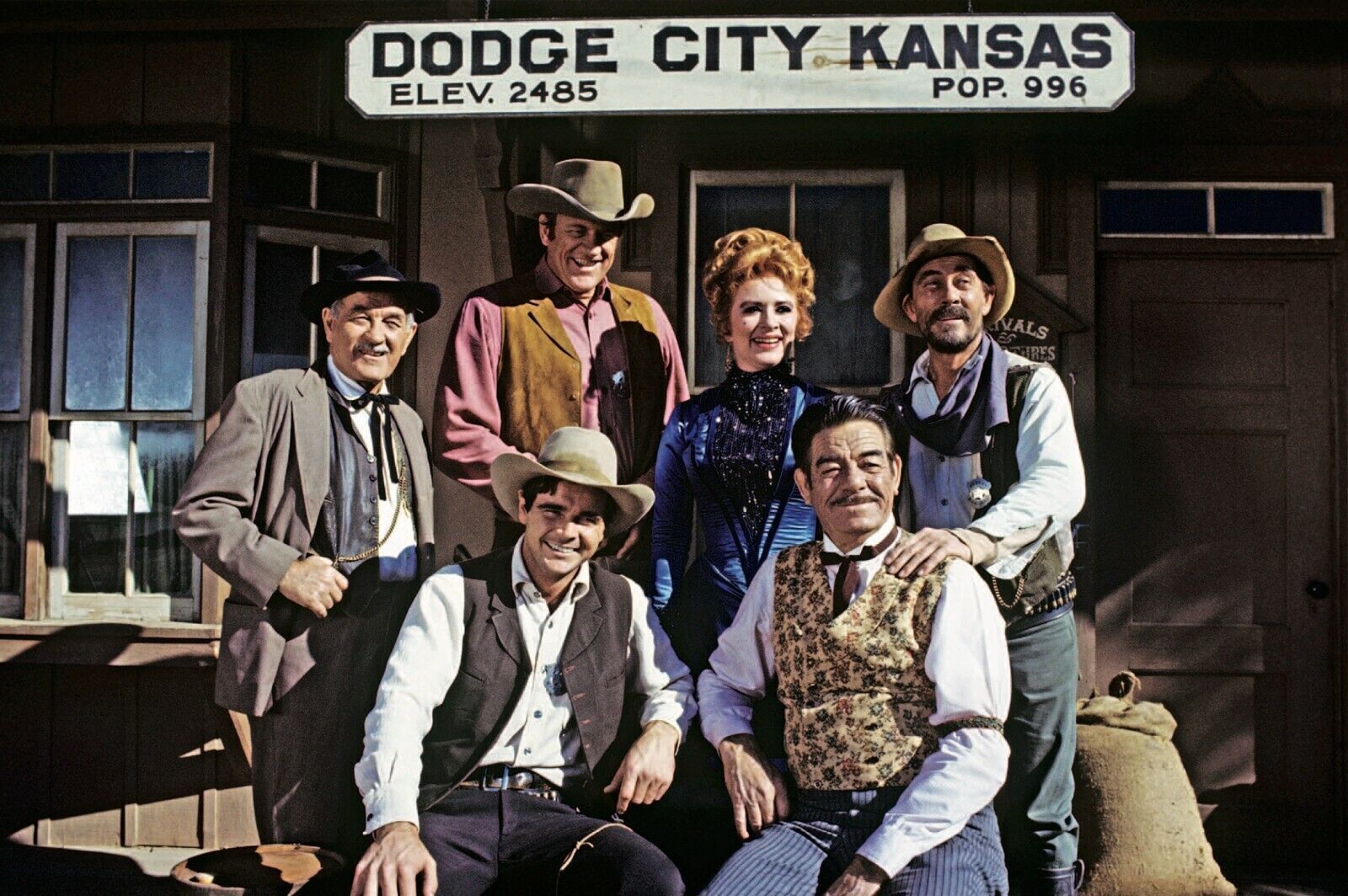 Gunsmoke Cast of Classic Western TV Series MAGNET, DECAL, PHOTO