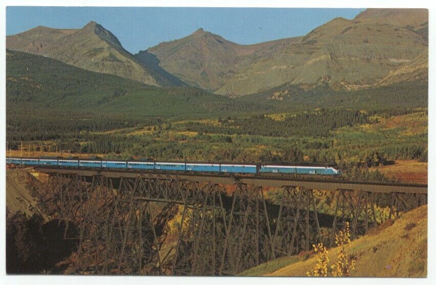 Great Northern RR Dome Empire Builder Railroad Train Engine Locomotive Postcard