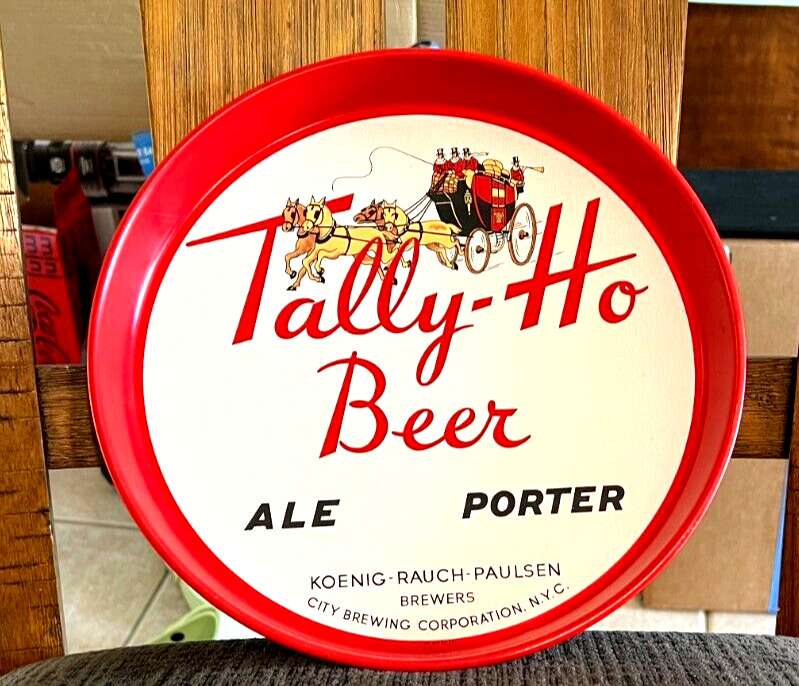 STUNNING CONDITION TALLY-HO BEER 12\