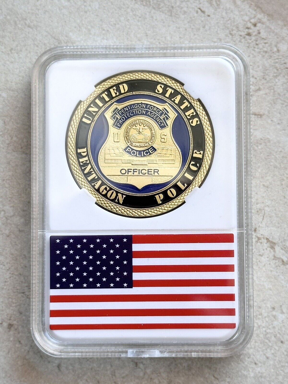 United States PENTAGON POLICE Officer Challenge Coin