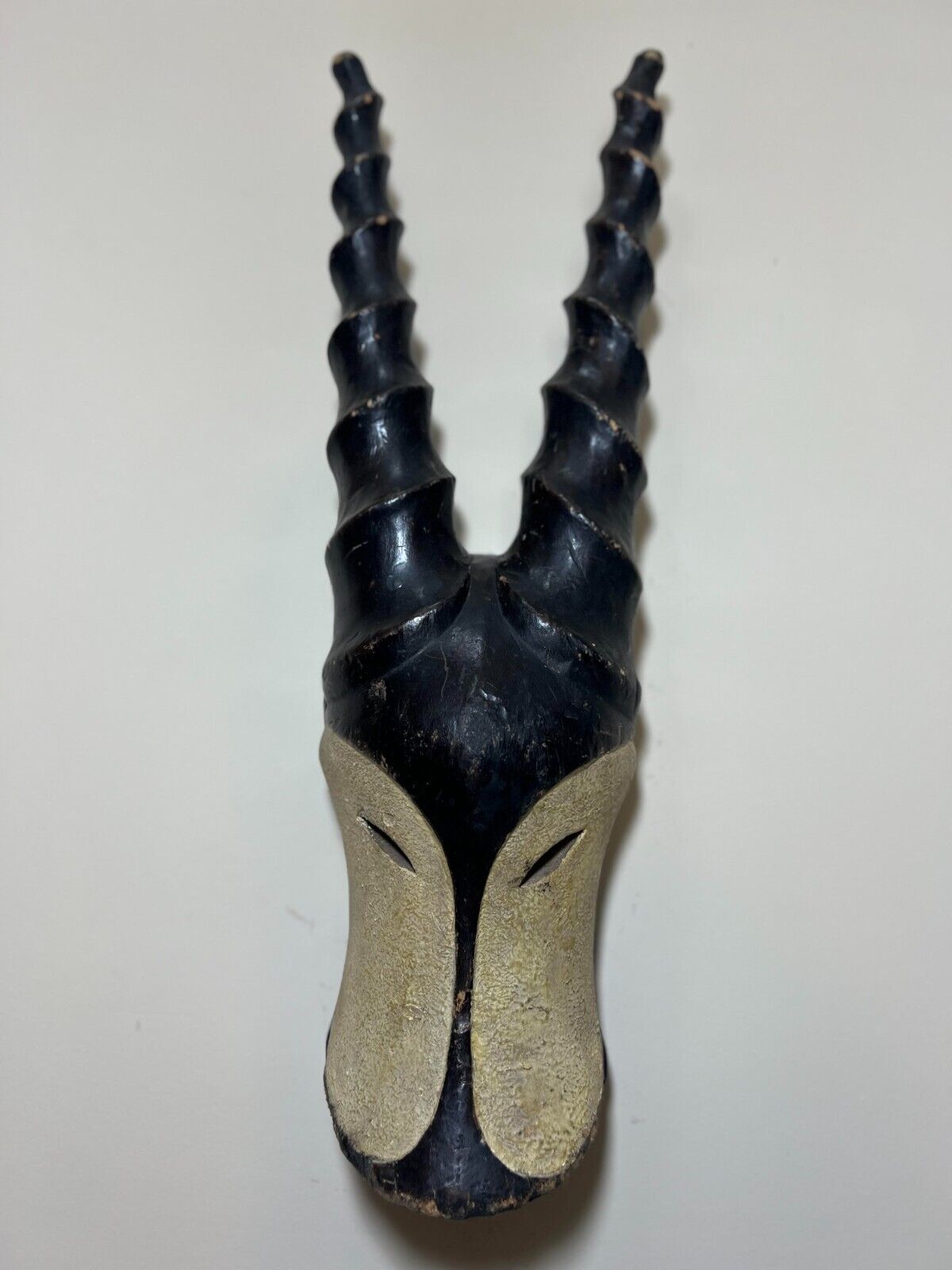 hand carved Animal/Antelope helmet African tribal mask 26\