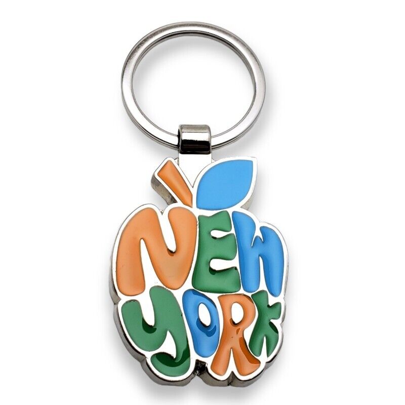 New York Keychain Key Rings Travel Tourist Souvenir Gift Metal NY Big Apple City