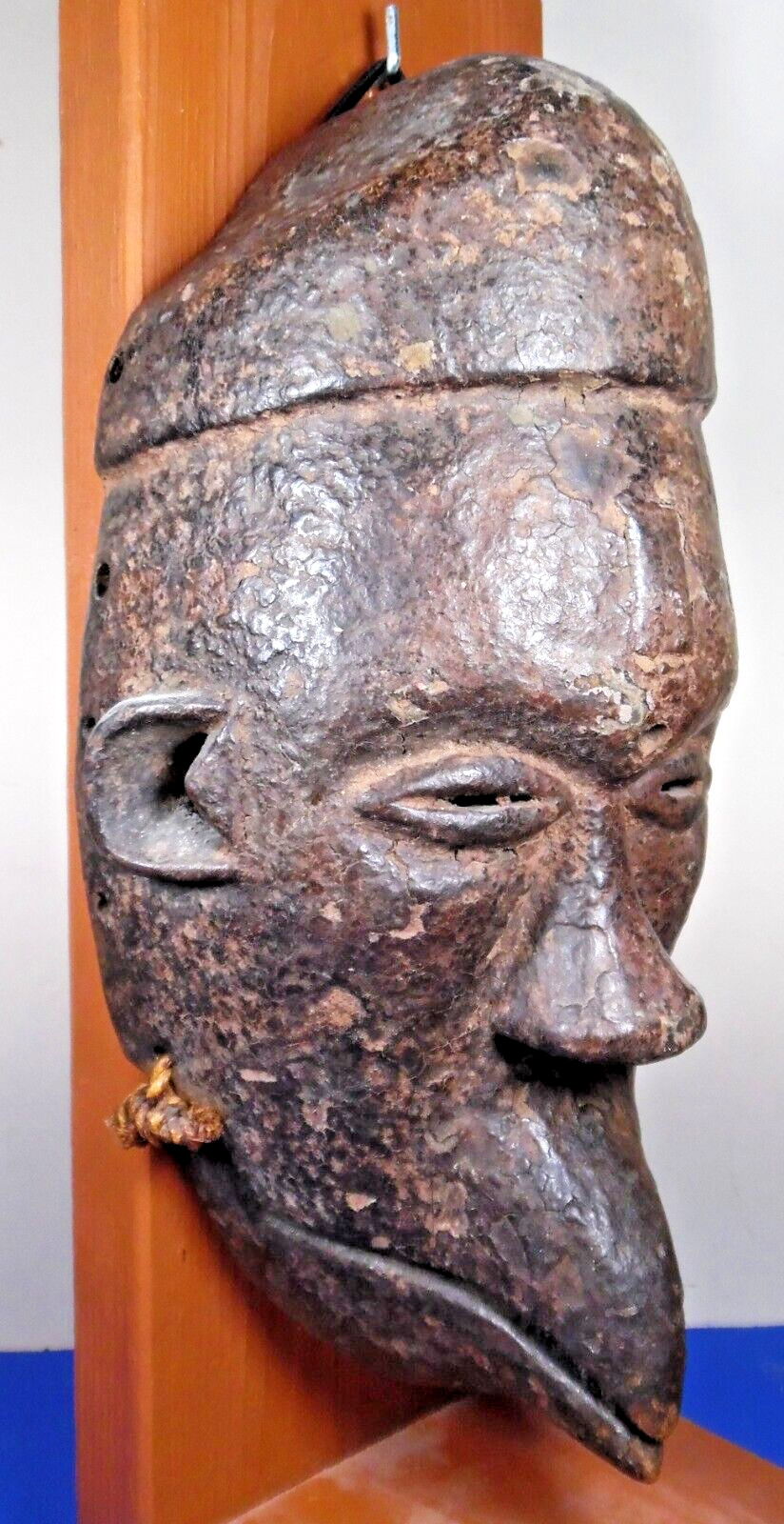 Superb OLD Nigerian Ogoni Mask w/ Articulated (movable) Jaw  [Boston Primitive]