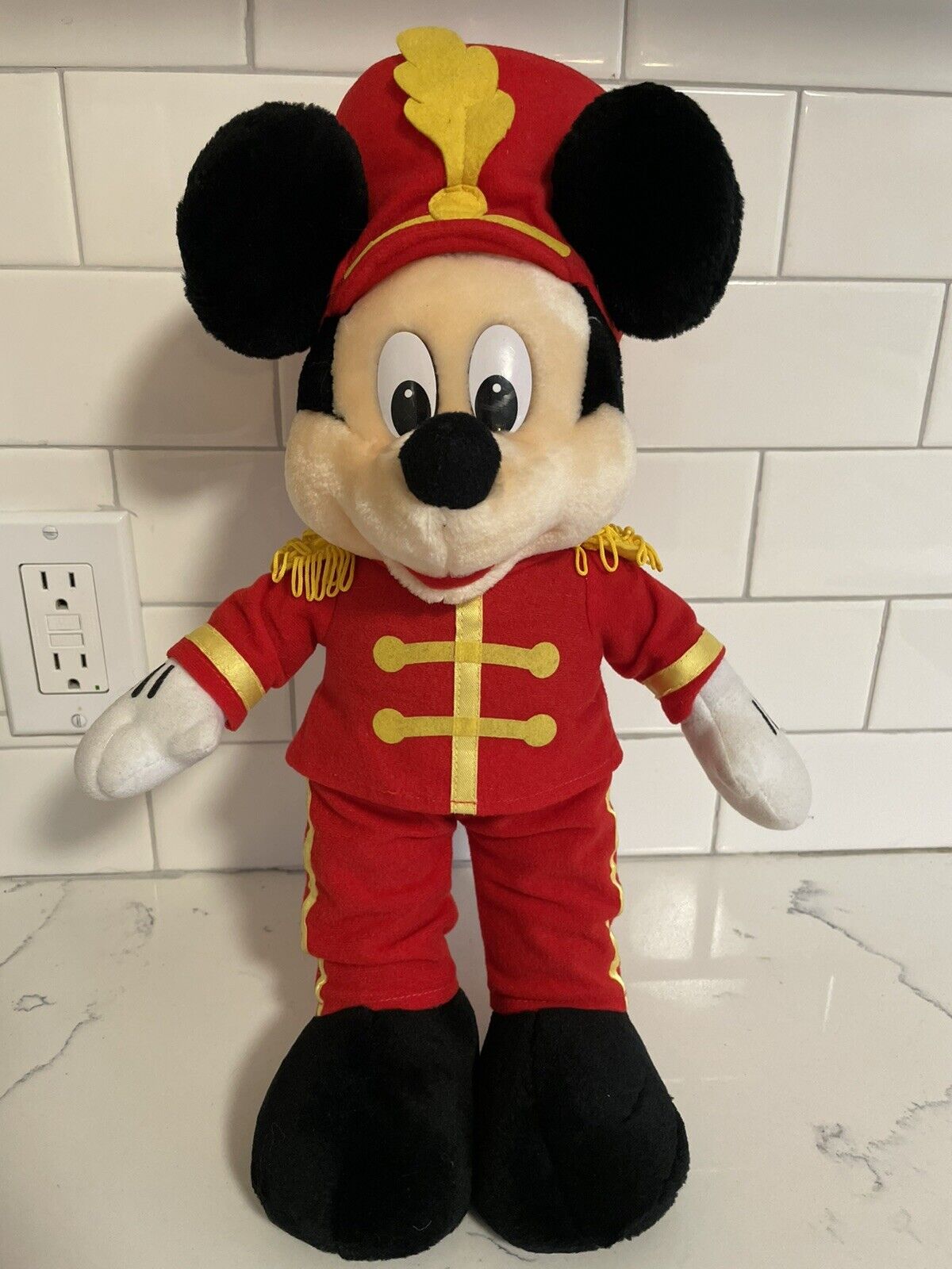 Vintage 1980s band leader Mickey Mouse plush 17\