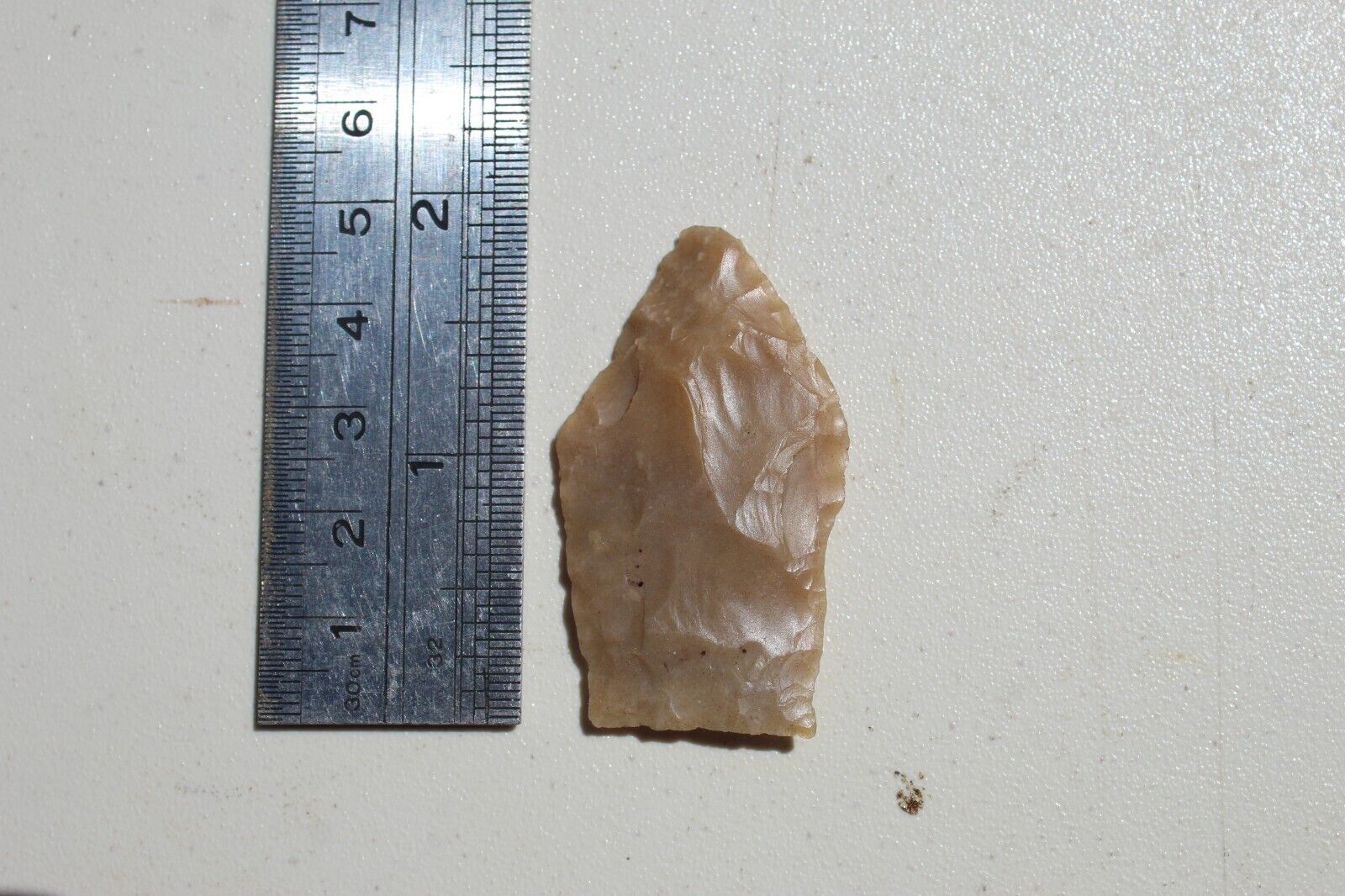 Authentic Hell Gap projectile point found in Cochran county texas