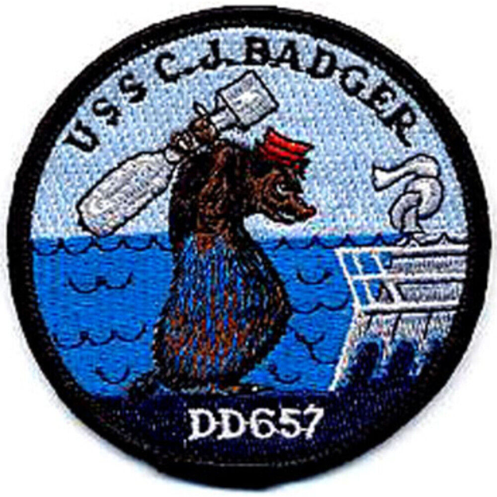 DD-657 USS Charles J Badger Patch