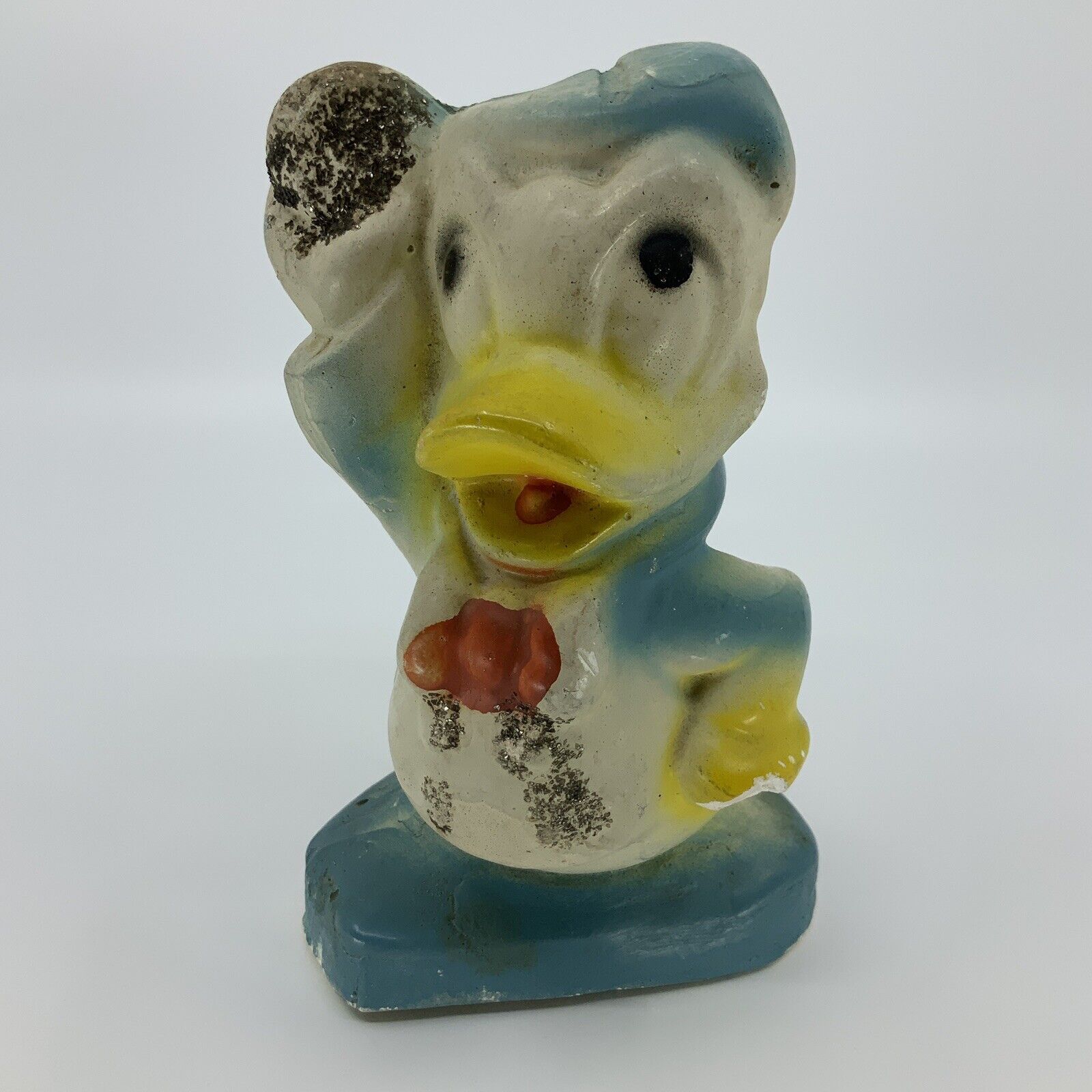 Vintage Chalkware Carnival Prize Donald Duck Figurine 6.25