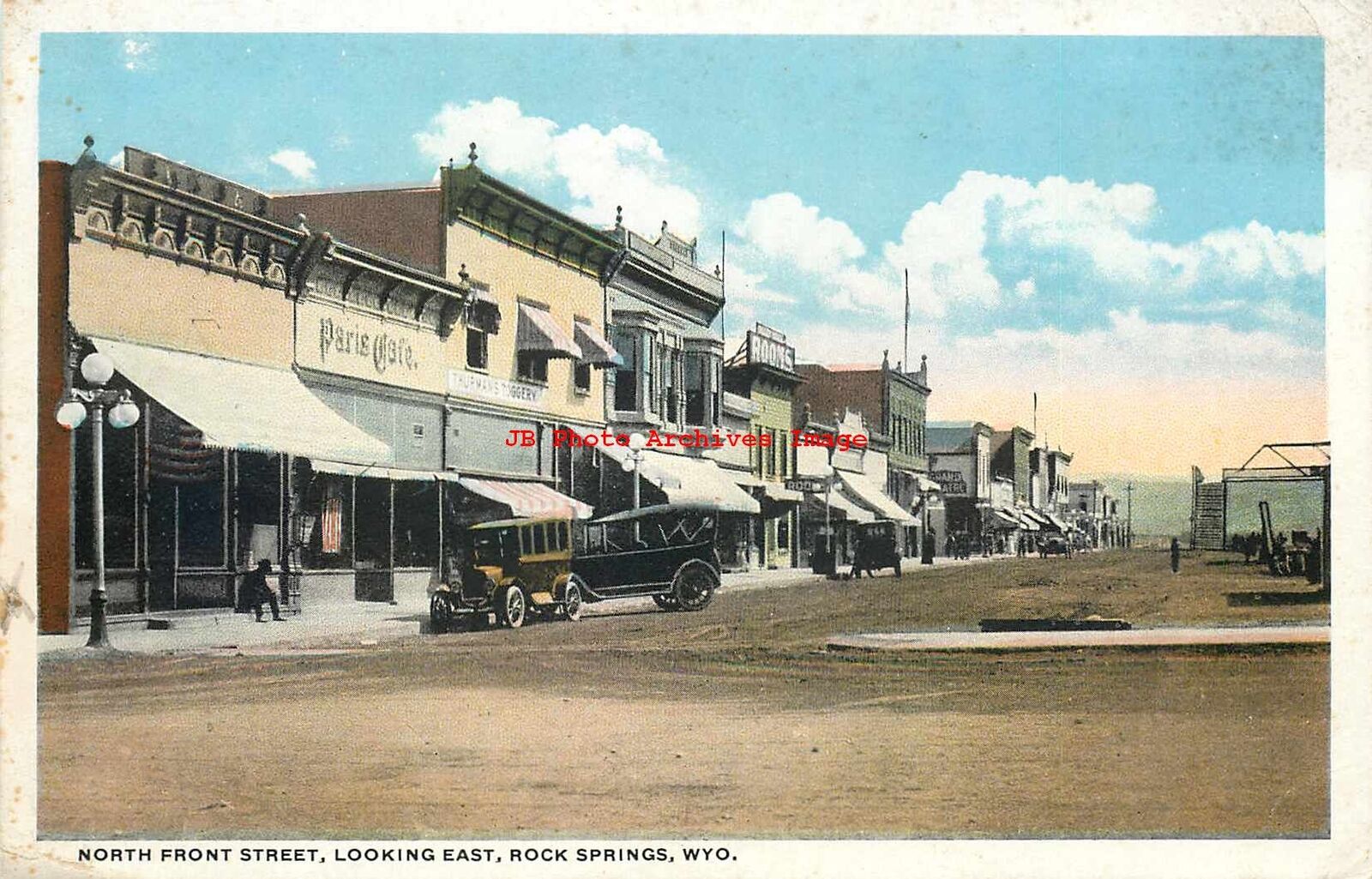 WY, Rock Springs, Wyoming, North Front Street, Looking East, Bloom Bros No 9401