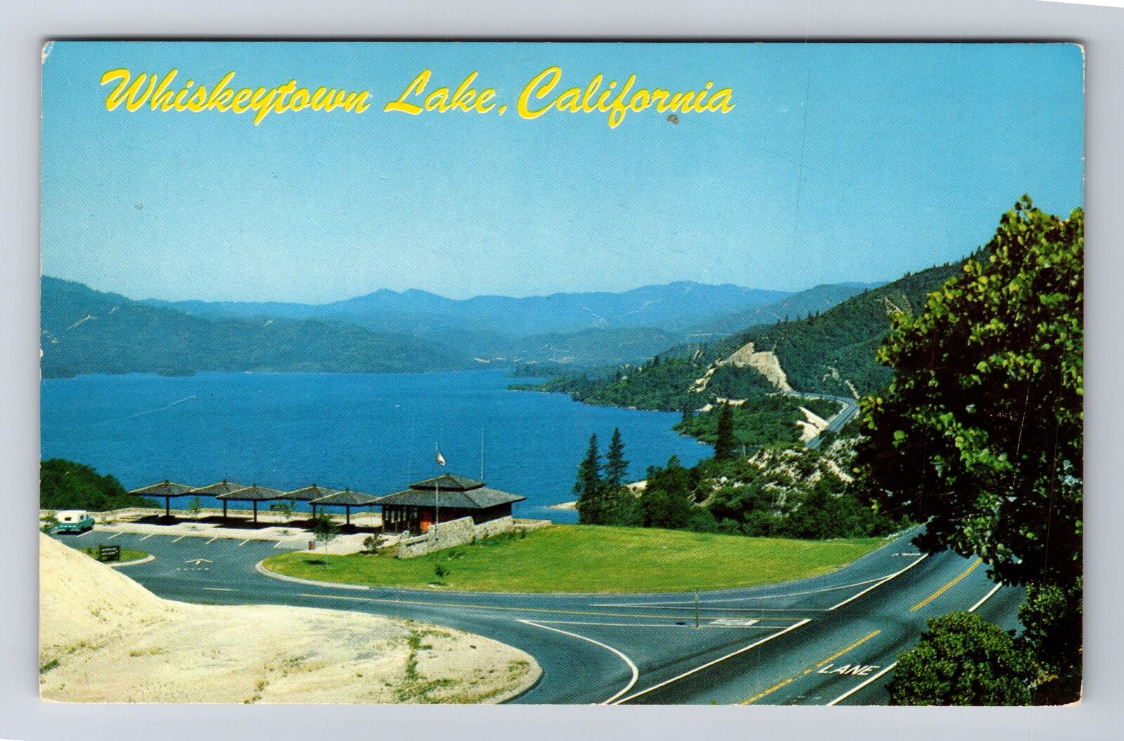 Whiskeytown Lake CA-California, National Park Visitors Center, Vintage Postcard