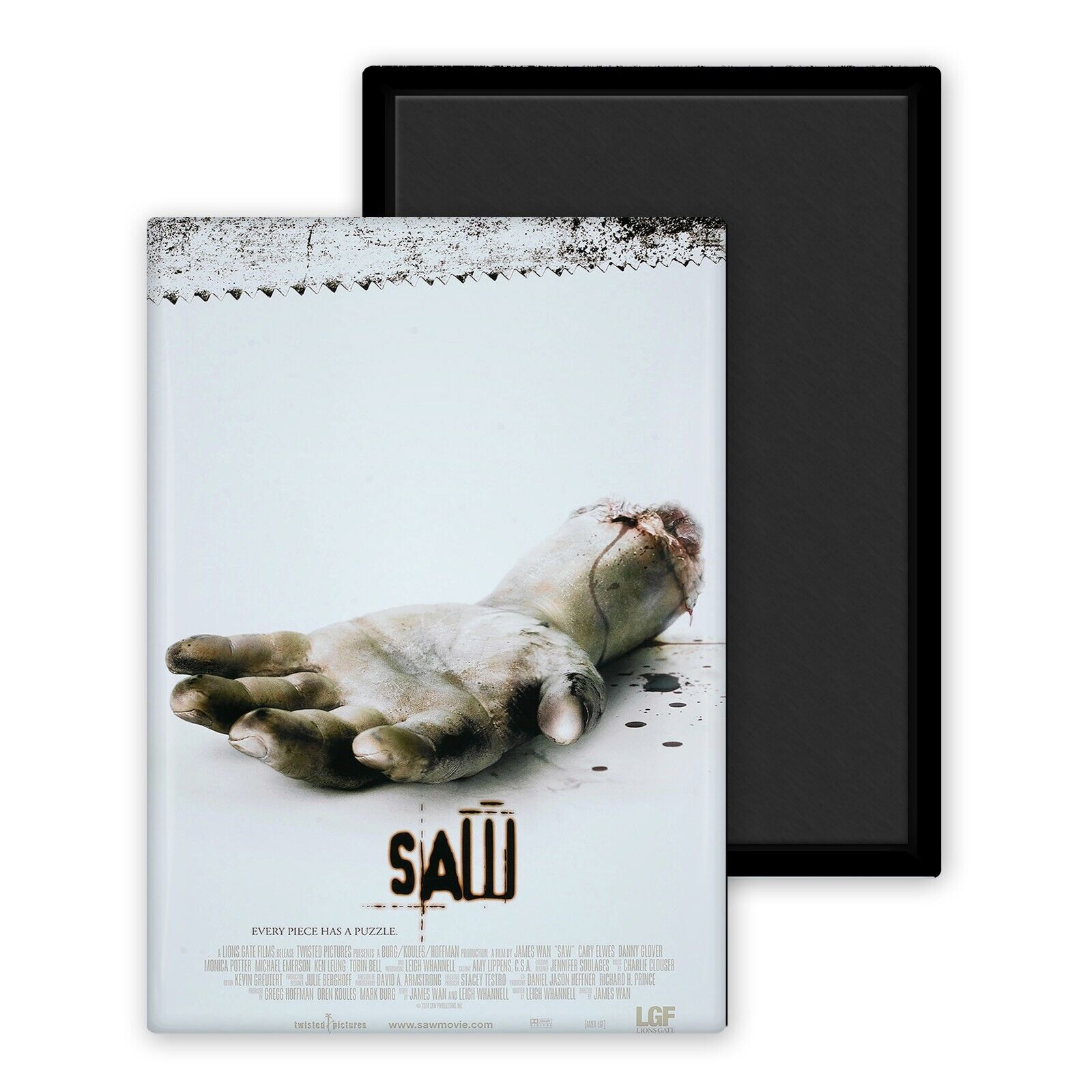 2004 Saw 1 Film Poster Cinema-Magnet Fridge 54x78mm