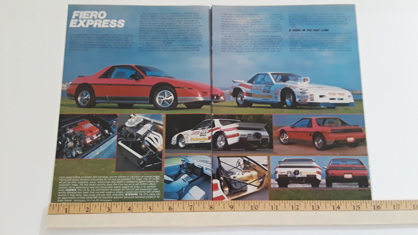 1985 PONTIAC FIERO GT vs. ROD SHOP RACE CAR ORIGINAL ARTICLE