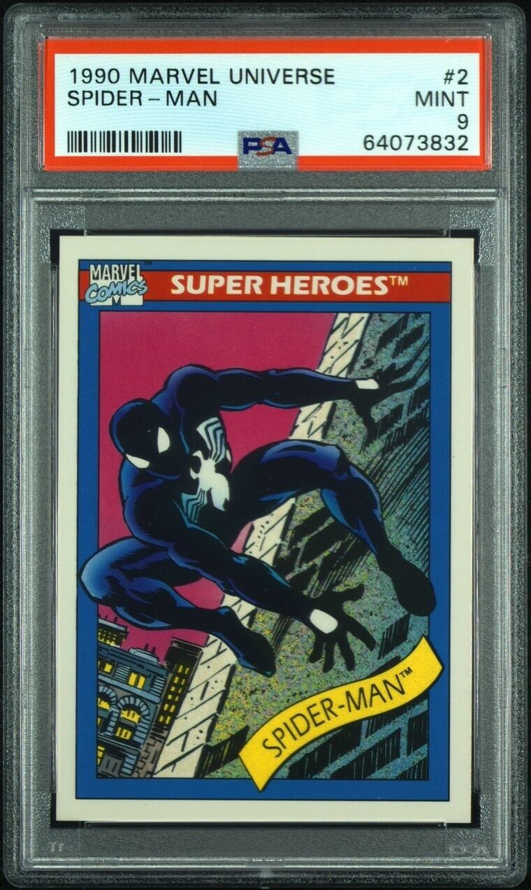 1990 Marvel Universe #2 Spider-Man PSA 9 Mint
