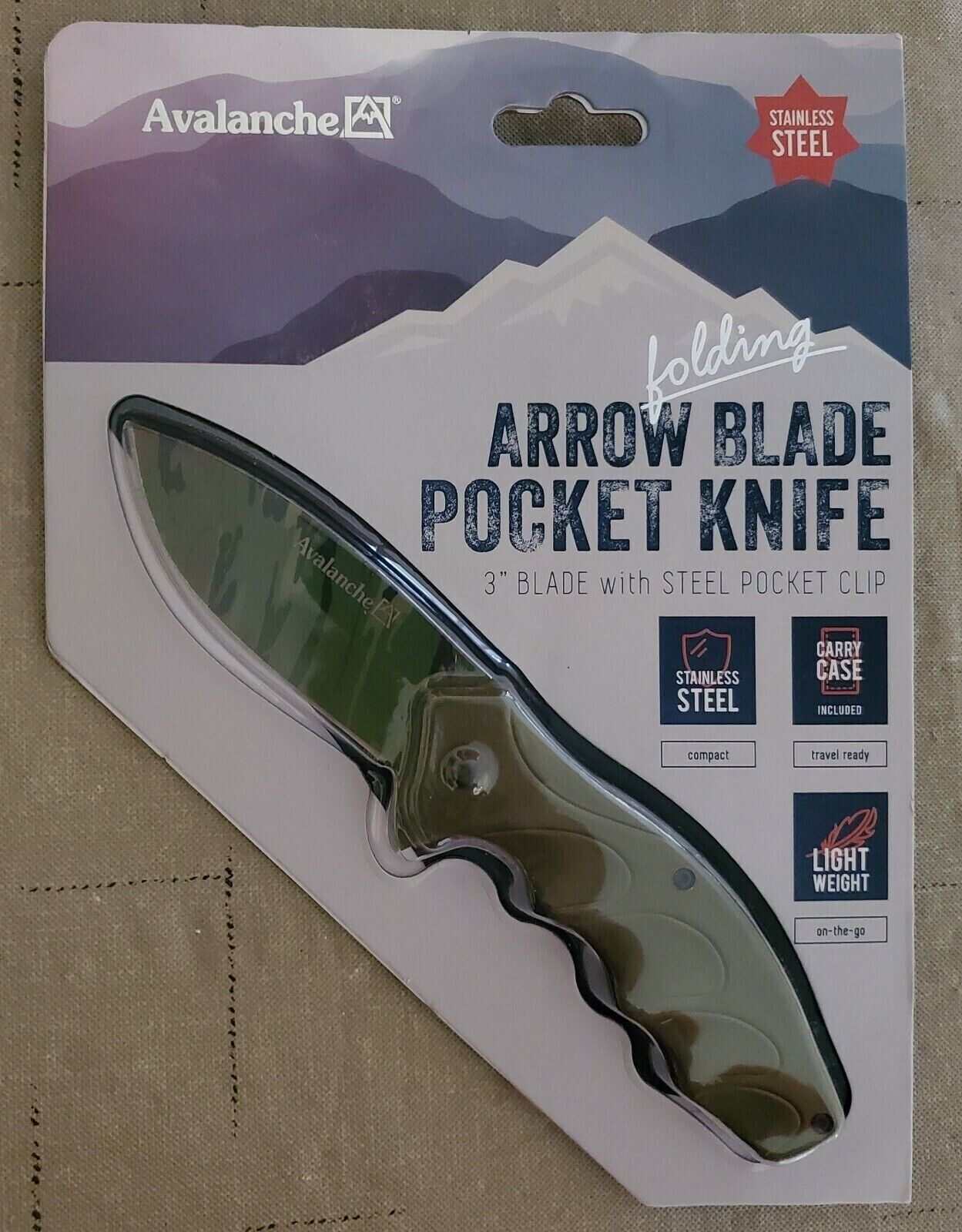 Avalanche Arrow Blade Folding Pocket Knife 3\