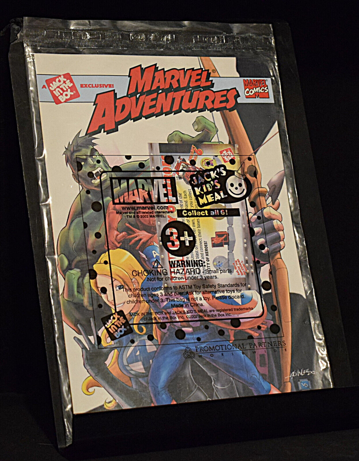 Marvel Adventures Jack in the Box  December 2001 ~ Sealed/Unopened