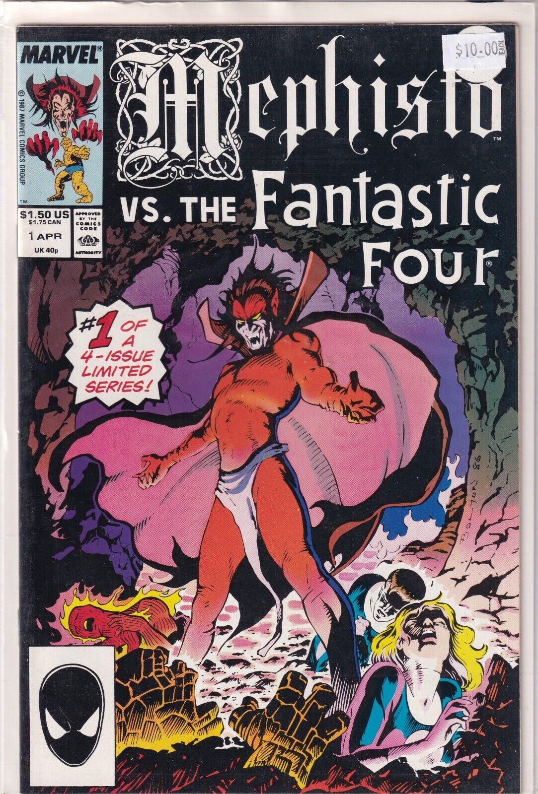 Mephisto vs. The Fantastic Four #1 Marvel Comics (1987)