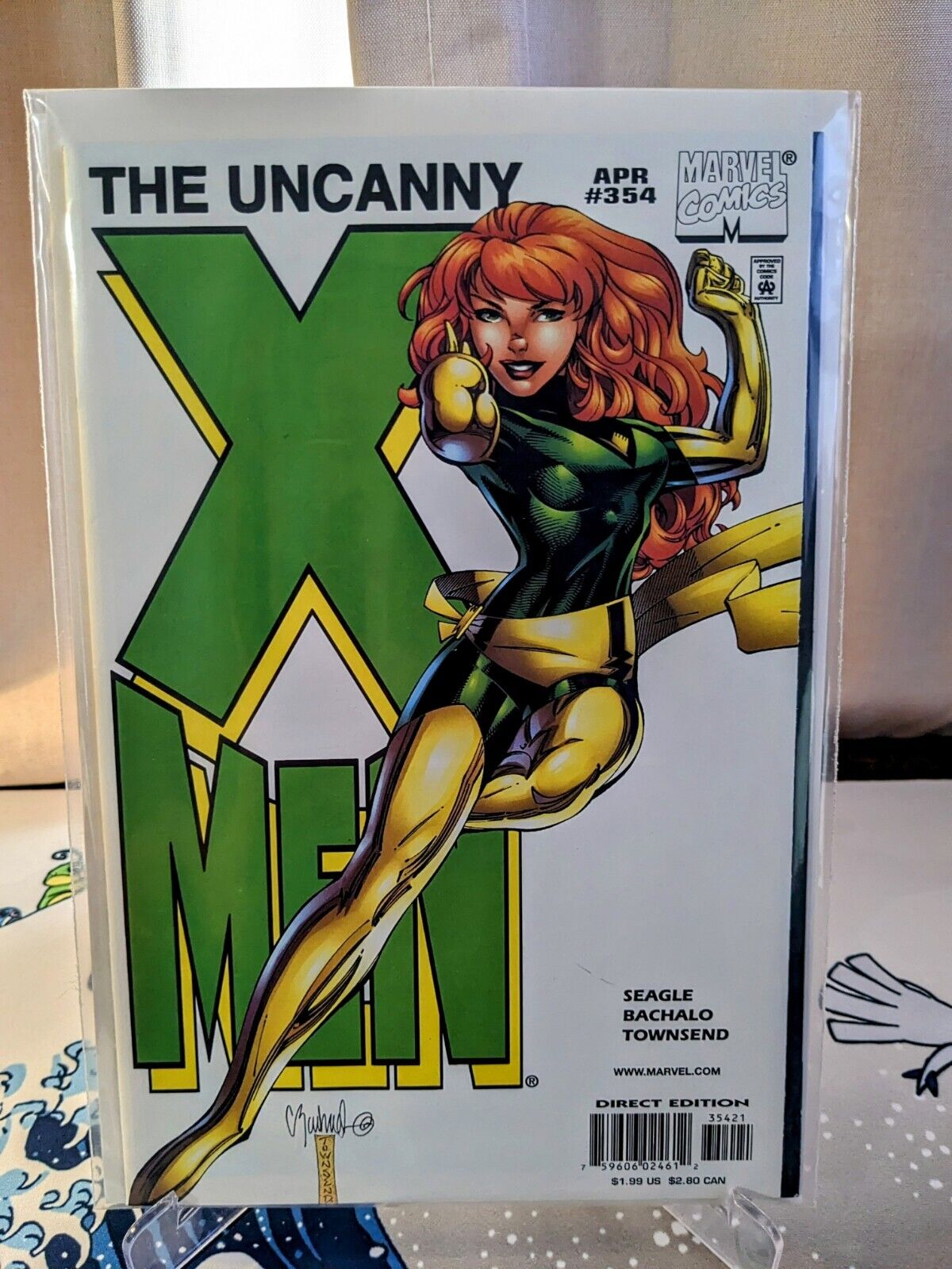 UNCANNY X-MEN # 354 MARVEL COMICS APRIL 1998 JEAN GREY FOLDOUT BACHALO VARIANT