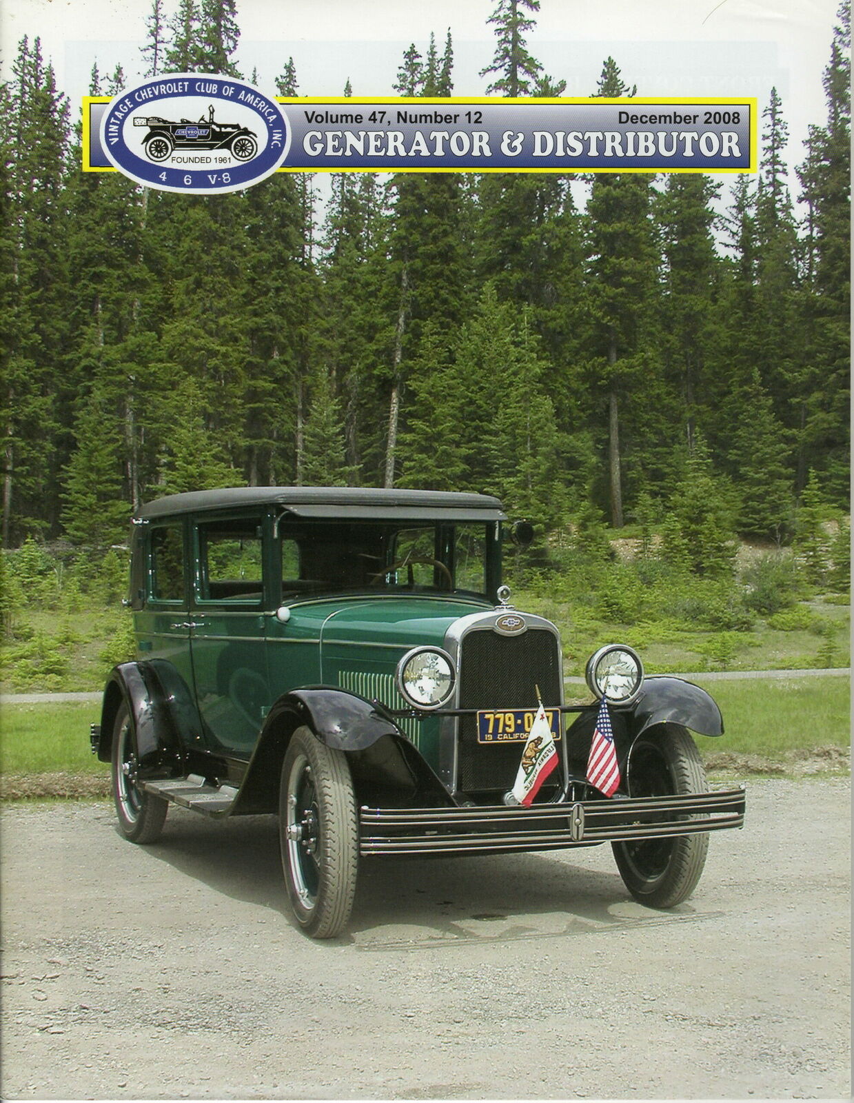 1928 IMPERIAL LANDAU - GENERATOR & DISTRIBUTOR MAGAZINE VOLUME 47, #12 DEC 2008 