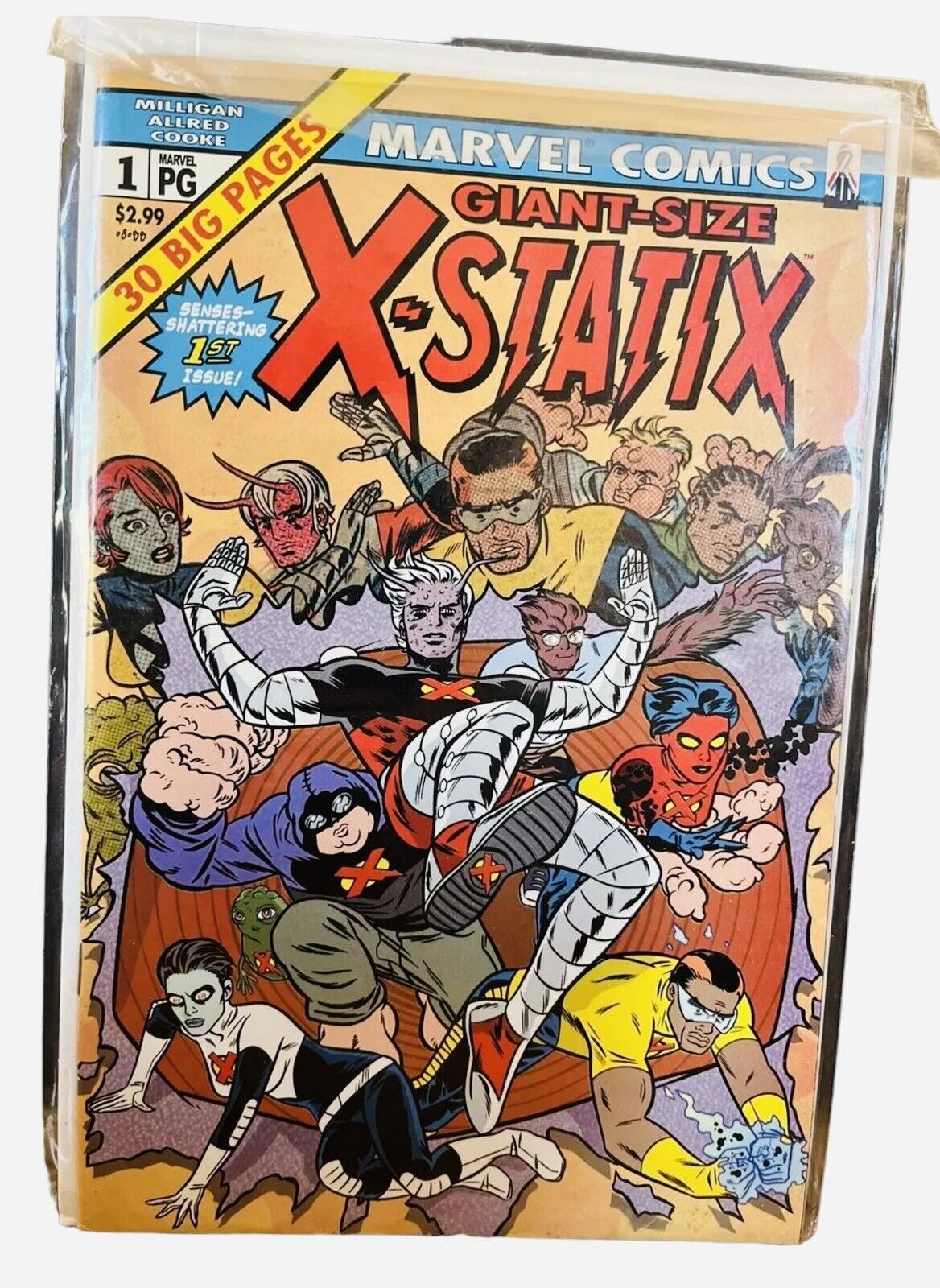 Marvel Vintage Comic Book X-Statix Giant Size #1 l Allred l 2002 Dead Girl Doop