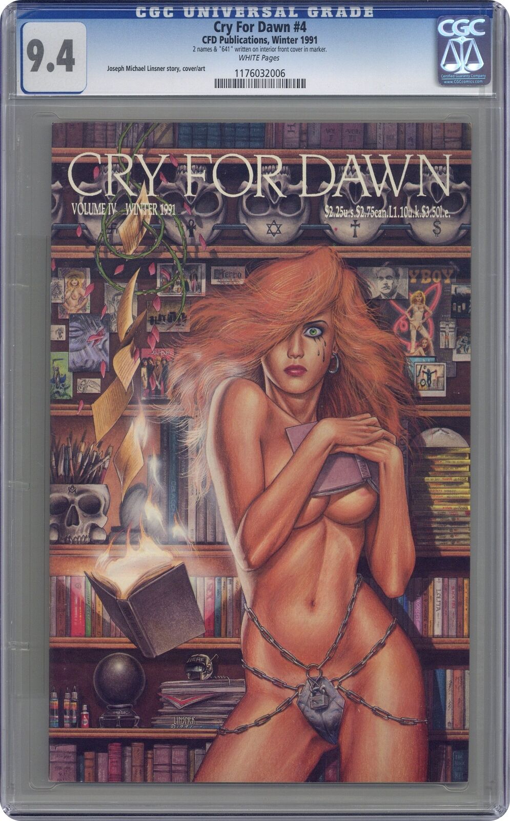 Cry for Dawn #4A Linsner CGC 9.4 1991 1176032006