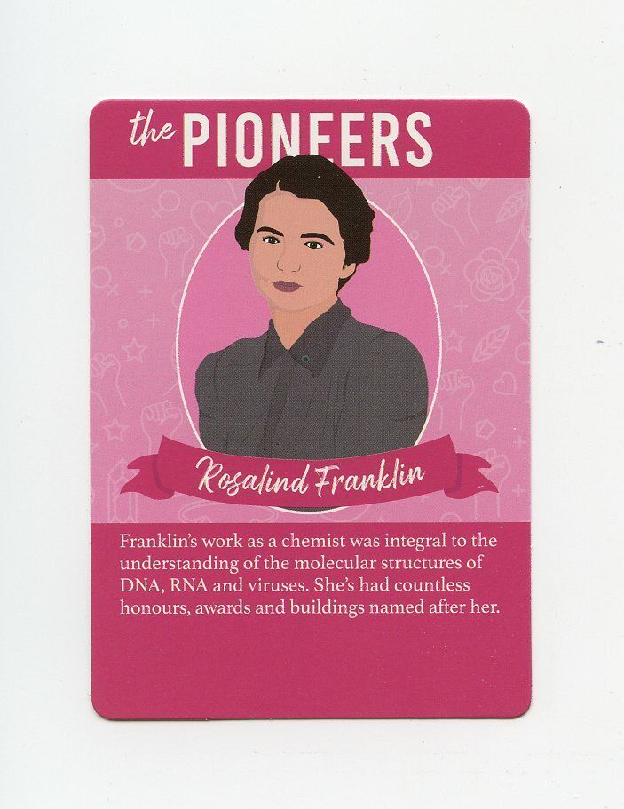 #TN25824 ROSALIND FRANKLIN Female Heroes Game Trade Card