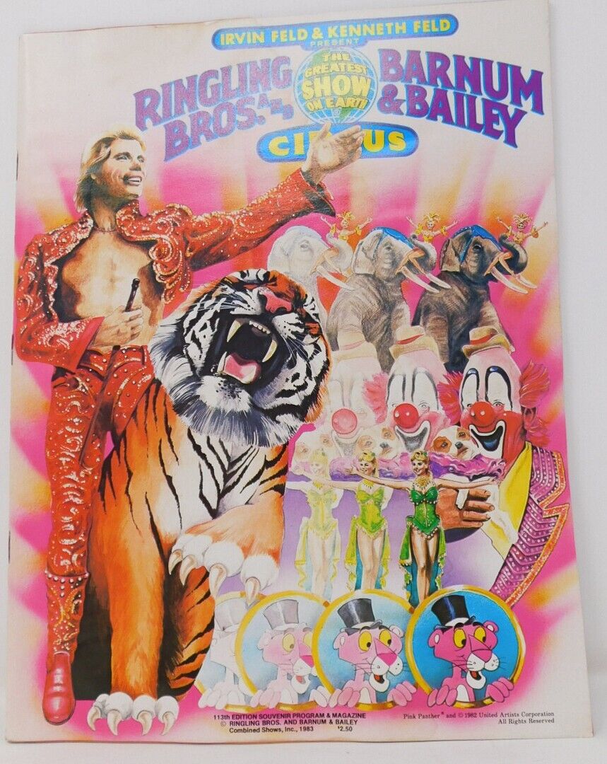 1983 Ringling Brothers Barnum & Bailey Circus Souvenir Program Vol 113