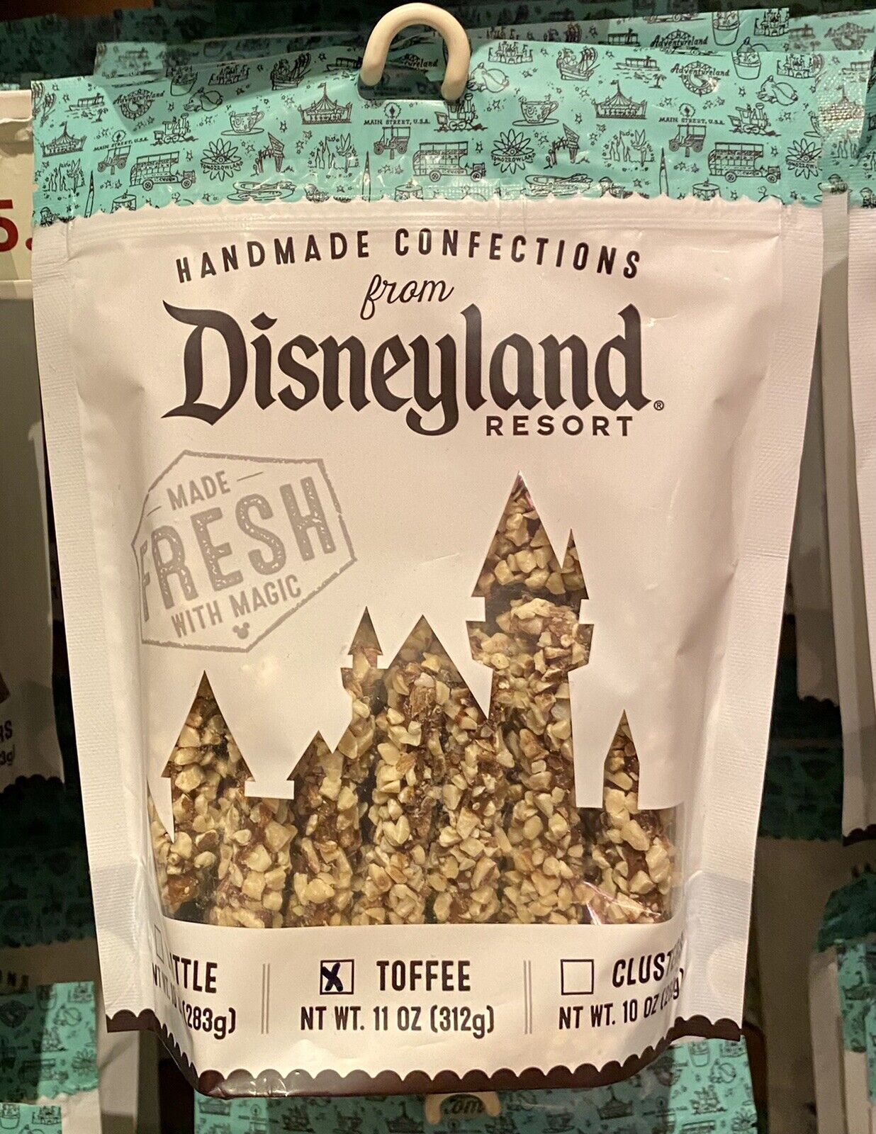 Set of 2 Disneyland Toffee 11oz Sealed Bags  - Always Fresh Date