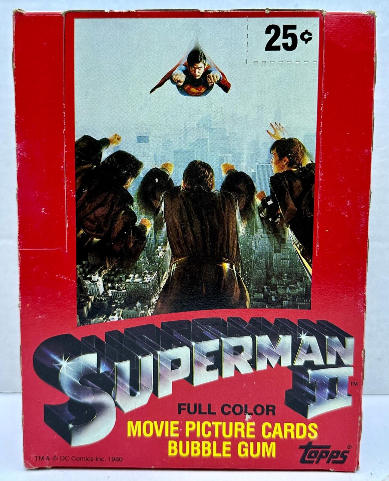 1981 Topps Superman II Movie Series II Vintage Trading Card Box Full 36 Packs