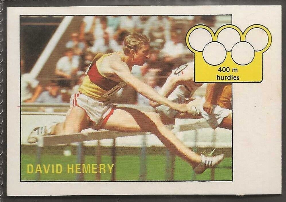 A&BC-OLYMPICS (X36) 1972-#27- ATHLETICS - DAVID HEMERY