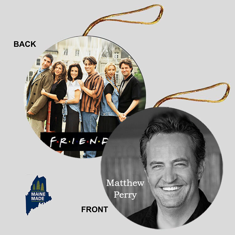 MATTHEW PERRY Memorial Christmas Ornament - Collectible Gift Tribute Friends
