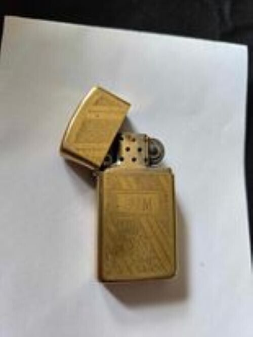 Vintage Gold Elegance Zippo Lighter