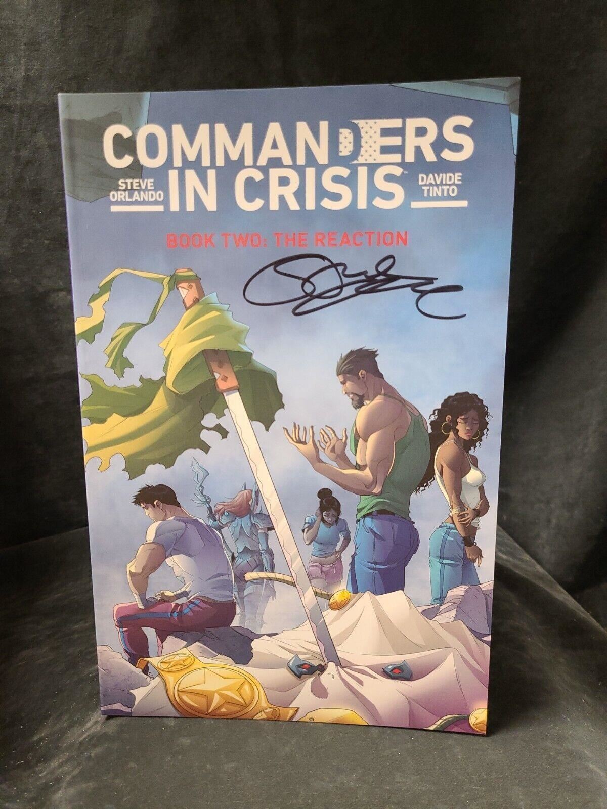 Commanders in Crisis, Volume 2: The Reaction Signed by Steve Orlando W/COA