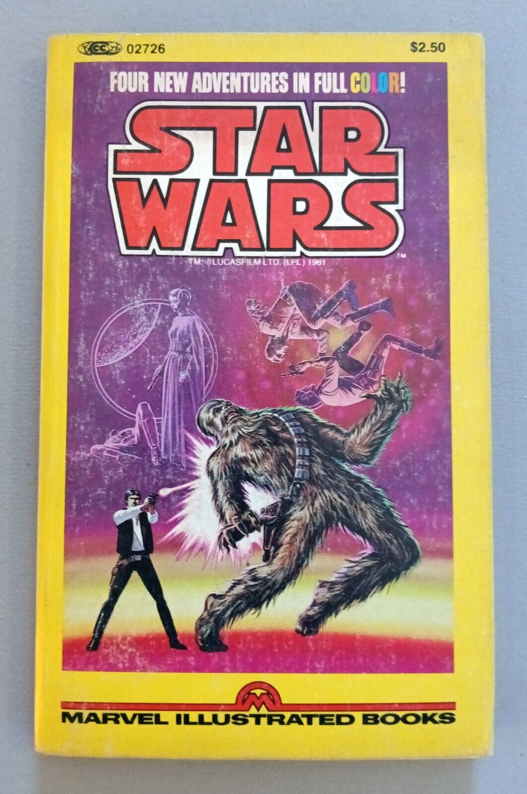 MARVEL ILLUSTRATED BOOKS, STAR WARS, FOUR NEW ADVENTURES, PAPERBACK, 1st, 1981