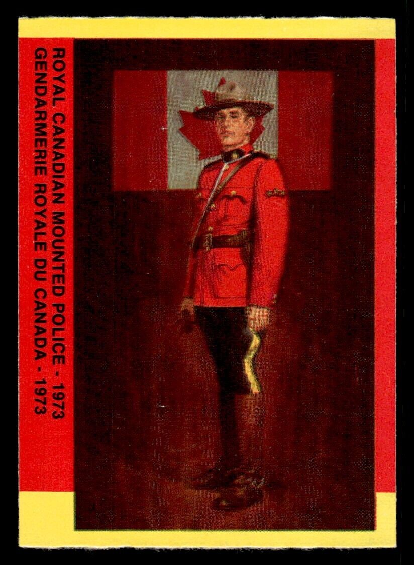 1972 OPC Royal Canadian Mounted Police Insignia #3 1973 NM/MT