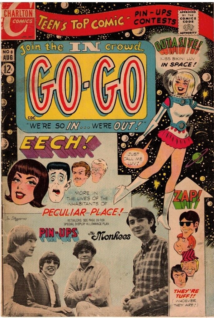 Go-Go Issue 6 CGC 7.0 Charlton Comics 1967