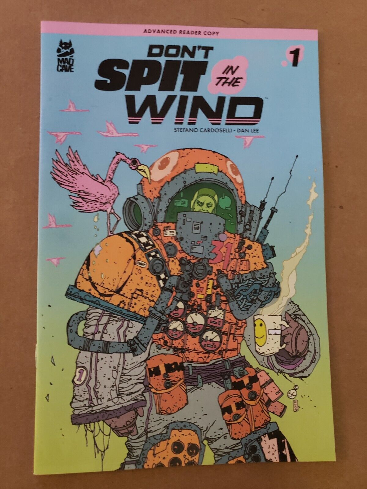 DONT SPIT IN THE WIND #1 ADVANCED READER COPY VARIANT MAD CAVE LEE COMIC BOOK