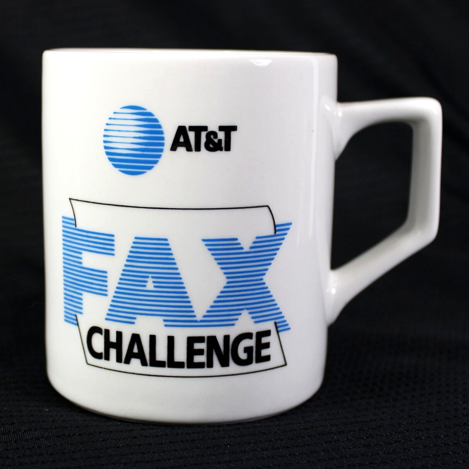 Vintage  AT&T Fax Challenge Mug Ceramic Coffee Cup Telephone Company