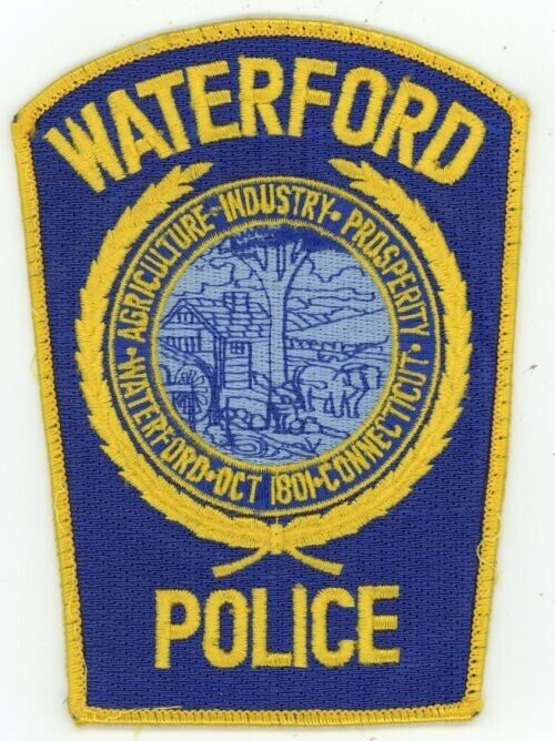 CONNECTICUT CT WATERFORD POLICE NICE SHOULDER PATCH SHERIFF