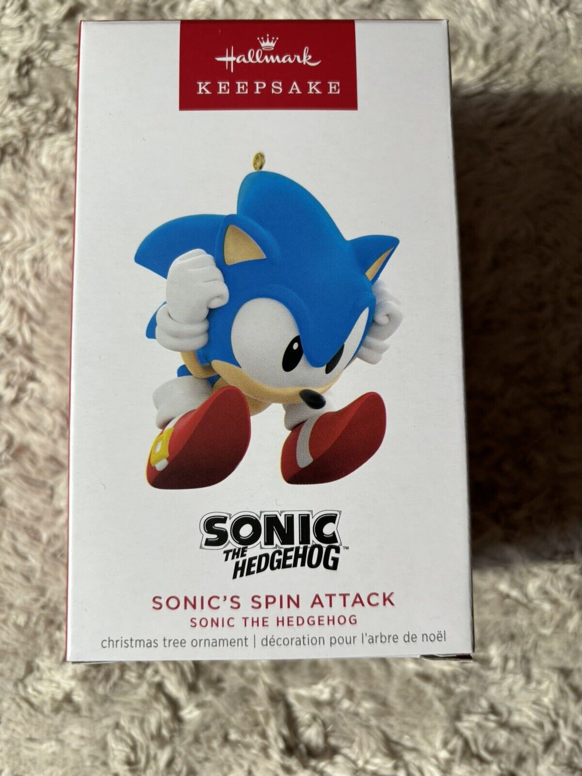 Hallmark Keepsake Ornament ~ Sonic\'s Spin Attack Sonic The Hedgehog 2023 ~ New 